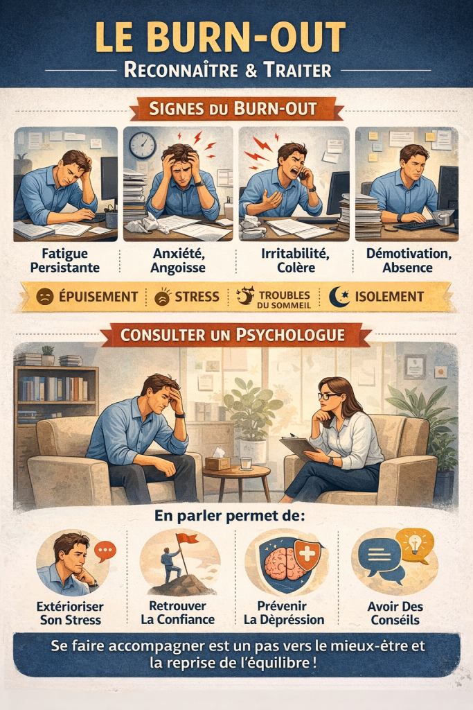 Burn-out psychologue Levalloi-Perret