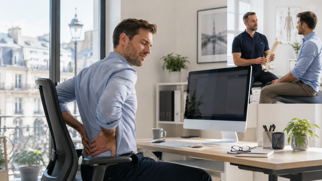 Mal de dos au bureau : quand consulter un chiropracteur? 2 Mal de dos au bureau