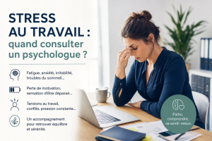 Stress au travail : quand consulter un psychologue ?
